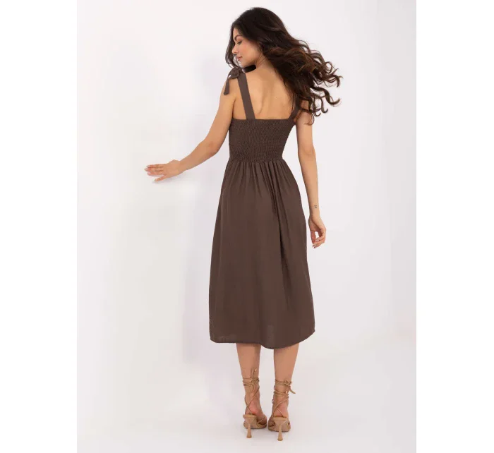 Šaty MI SK A1830.69 tmavohnedé