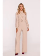 S420 Kombinéza s volánom - béžová