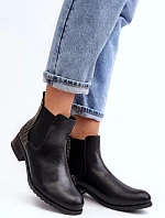 Dámske členkové topánky M679 model 190203 Black - ERYNN