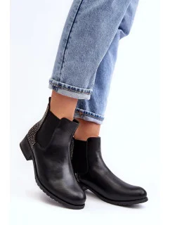 Dámske členkové topánky M679 model 190203 Black - ERYNN