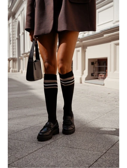 Dámske pruhované ponožky s prúžkami 1610.001 Dámske pruhované ponožky s prúžkami 1610.001