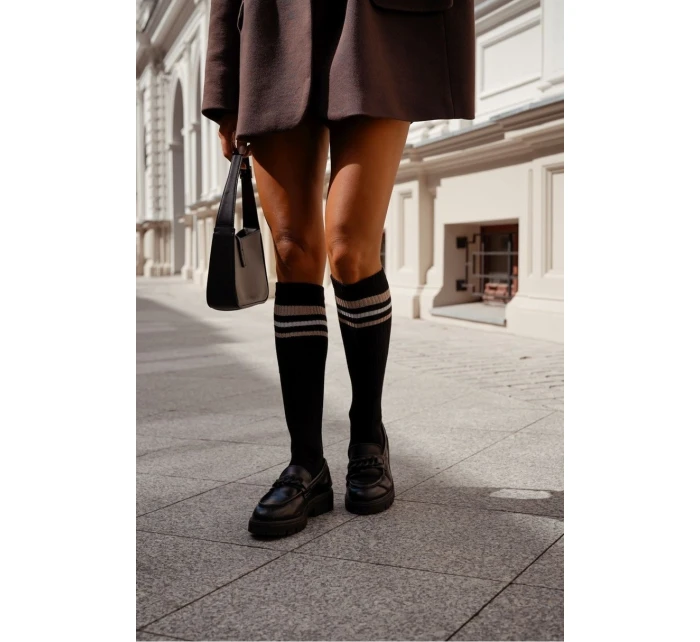 Dámske pruhované ponožky s prúžkami 1610.001 Dámske pruhované ponožky s prúžkami 1610.001