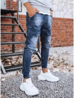 Pánske modré džínsy FashionStreet UX3281