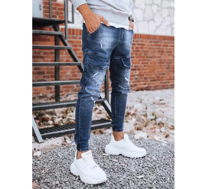 Pánske modré džínsy FashionStreet UX3281