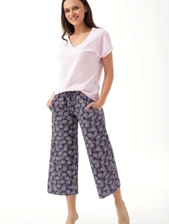 Luna 314 cr/r M-2XL W25 dámske pyžamo