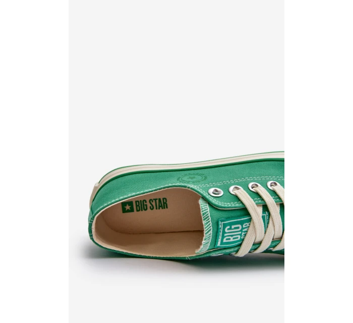 Niskie Trampki Damskie Big Star NN274268 Zielone