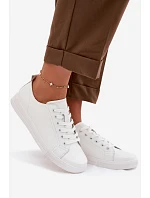 Kožené dámské tenisky Vinceza 79536 Bílé