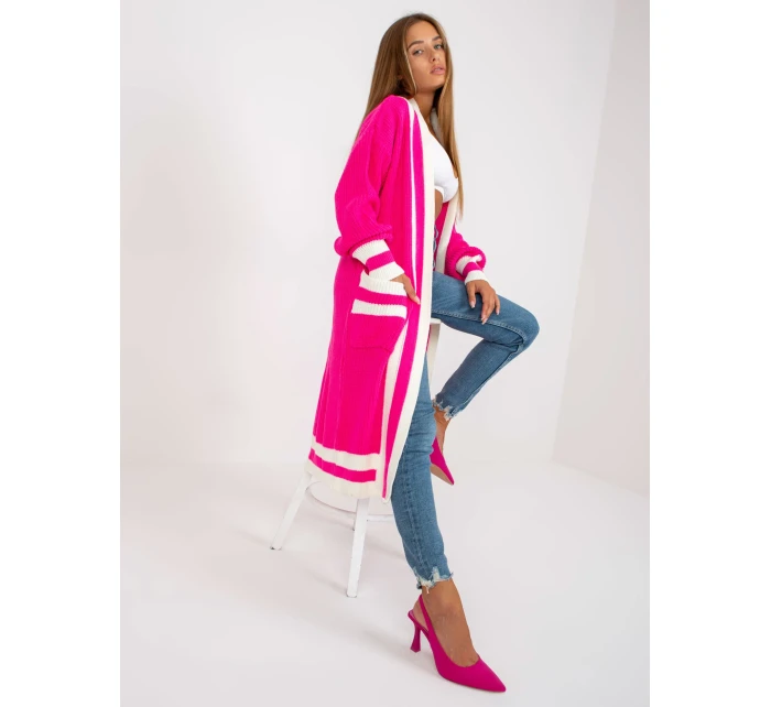 Dámsky sveter LC SW 029 fluo ružová Dámsky sveter LC SW 029 fluo ružová