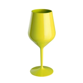 Žlutá nerozbitná sklenice na víno 470 ml model 20216700 - Giftela