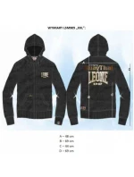 pánská mikina černá XXL model 21348635 - LEONE