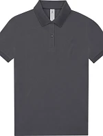 B&C My Polo 180 /women Dámske polo tričko z piké 01.W461 tmavošedé