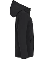 Padded Hooded Softshell Junior Dětská zateplená softshellová bunda s kapucí model 22454891 black - Clique Padded Hooded Softshell Junior Dětská zateplená softshellová bunda s kapucí model 22454891 black - Clique