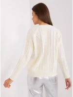Sweter AT SW  ecru model 18969952 - FPrice