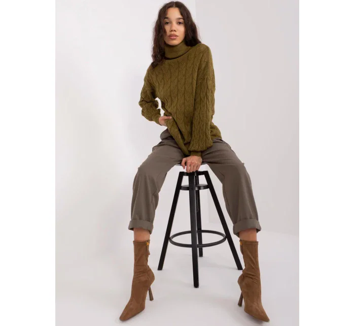 Sweter AT SW model 19018702 khaki - FPrice