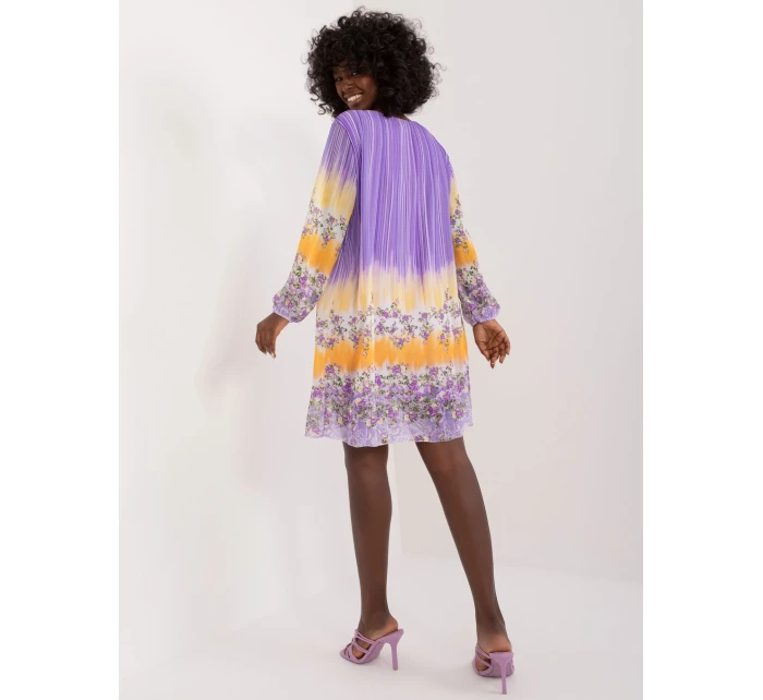 DHJ SK N8524 Šaty.14x fialová DHJ SK N8524 Šaty.14x fialová