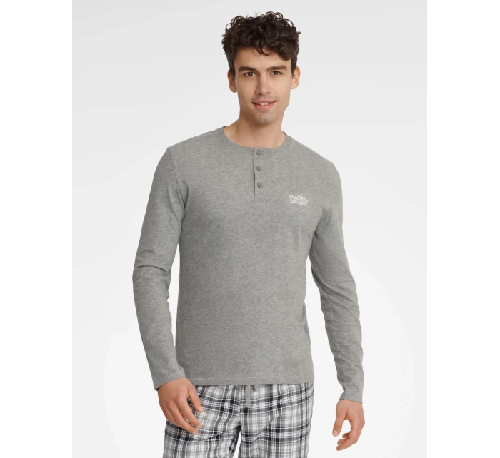 Pyžamo Usher 40946-90X Grey melange - Henderson Pyžamo Usher 40946-90X Grey melange - Henderson