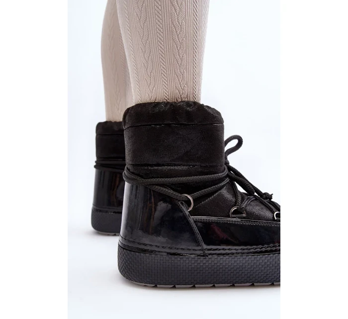 Dámské Sněhule S vázáním Black Toolsa Dámské Sněhule S vázáním Black Toolsa