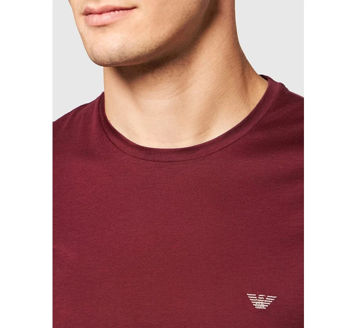Pánske tričko 110853 1A538 - 00076 - Bordo - Emporio Armani