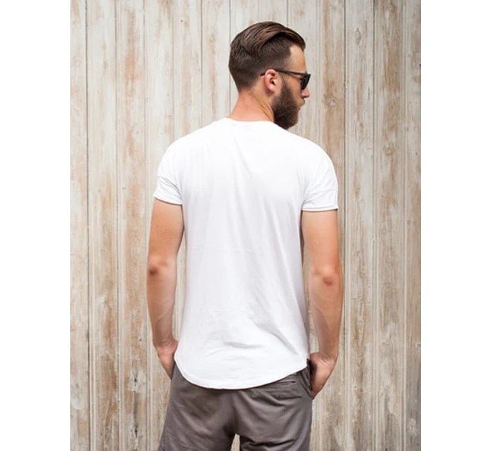 Pánské hladké bílé tričko model 21961967 - Dstreet