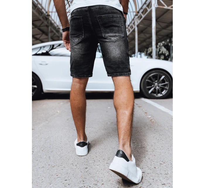 Pánské džínové šortky černé Dstreet model 21964746 - FashionStreet