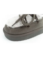 D.Franklin snehové topánky dámske zimné módne kožušinové zateplené šedé dámske