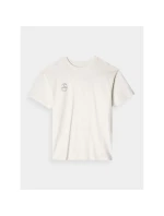 Oversize jednofarebné unisex tričko 4F 4FRAW24TTSHU2672-12S