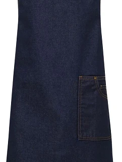PR 134 Denim zástěra s laclem  indigo denim model 22452517 - Premier