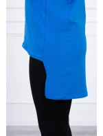 Halenka s potiskem a delšími model 18747553 chrpově modrá - K-Fashion Halenka s potiskem a delšími model 18747553 chrpově modrá - K-Fashion