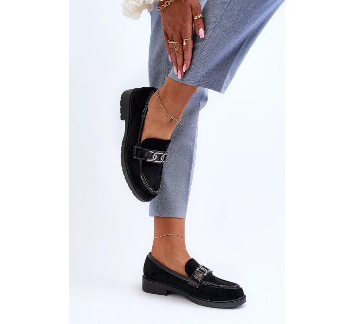 Dámské semišové mokasíny model 21652854 - S.Barski Dámské semišové mokasíny model 21652854 - S.Barski