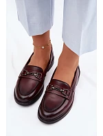 Kožené dámské mokasyny Vinceza 39983 Hnědé