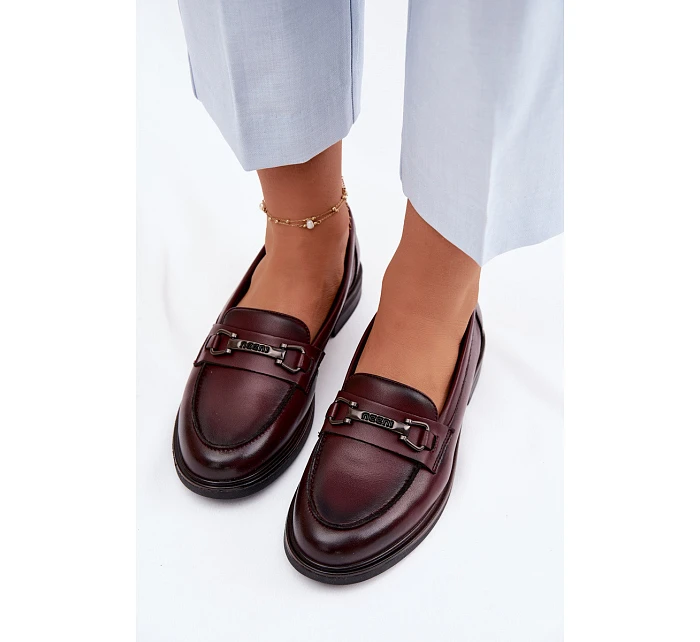 Kožené dámské mokasyny Vinceza 39983 Hnědé