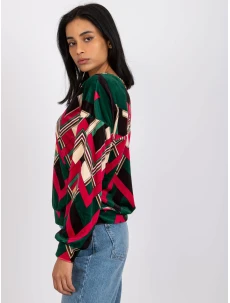 Blúzka DHJ BZ 6550 4.40 tmavo zelená