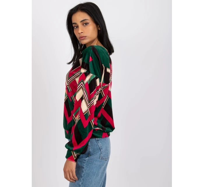 Halenka DHJ BZ tmavě zelená model 17339370 - FPrice Halenka DHJ BZ tmavě zelená model 17339370 - FPrice