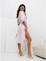 Šaty MI SK 32807 1.17P světle růžové