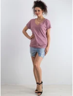 Tričko RV TS 4832.19P tmavoružové Tričko RV TS 4832.19P tmavoružové