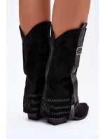 Kovbojské topánky Camilora - čierne Kovbojské topánky Camilora - čierne