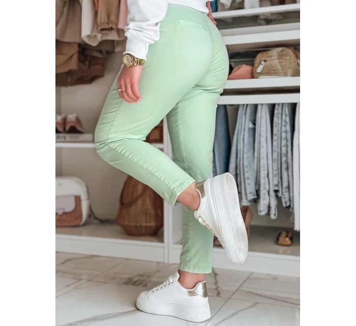 Dámské kalhoty chinos s páskem mint Dstreet model 21987173 - FashionStreet
