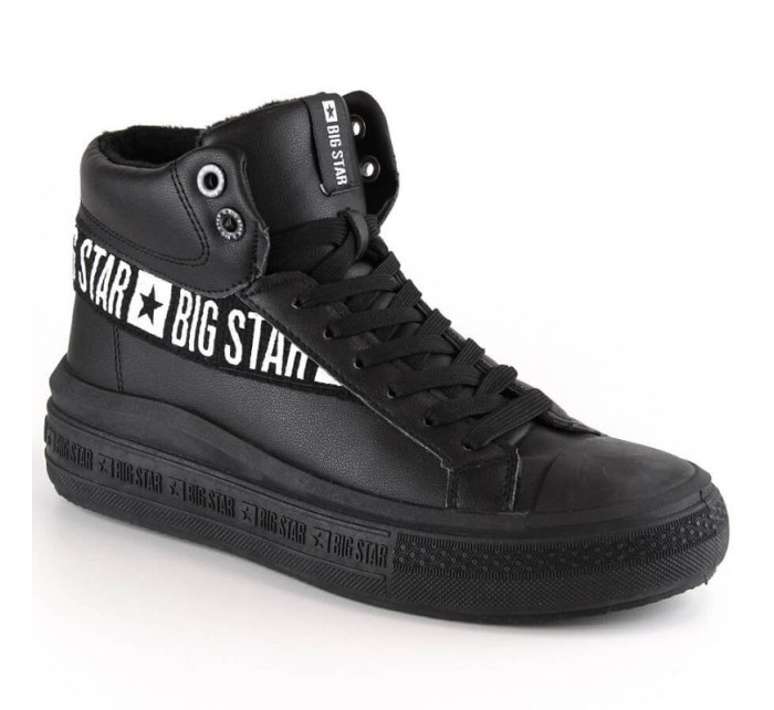 Čierna zateplená športová obuv Big Star W INT1901B