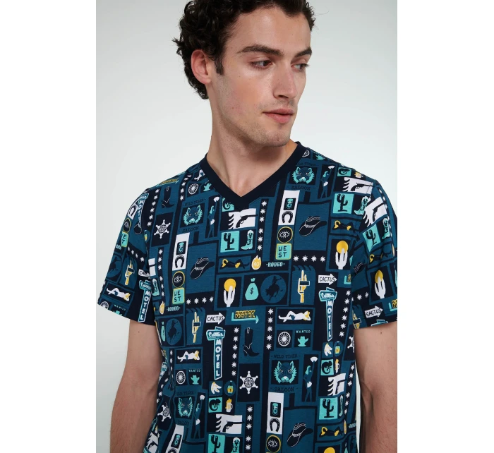 Vamp - Pyžamo s krátkymi rukávmi 20652 - Vamp