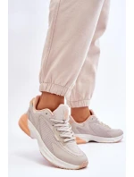 Wygodne Buty Sportowe Memory Foam System Big Star LL274336 Beżowe Wygodne Buty Sportowe Memory Foam System Big Star LL274336 Beżowe