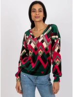 Halenka DHJ BZ tmavě zelená model 17339370 - FPrice Halenka DHJ BZ tmavě zelená model 17339370 - FPrice