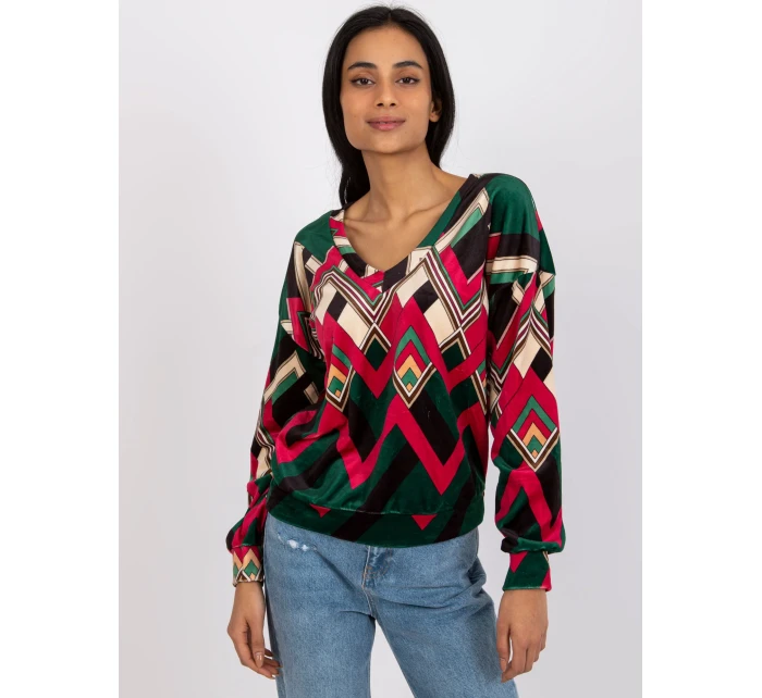 Halenka DHJ BZ tmavě zelená model 17339370 - FPrice Halenka DHJ BZ tmavě zelená model 17339370 - FPrice