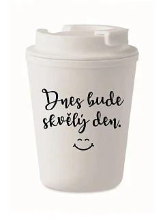 DNES BUDE bílý termo 300 ml model 22312145 - Giftela