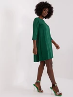 Dámske šaty RV SK 7321.70 tmavo zelené - Rue Paris