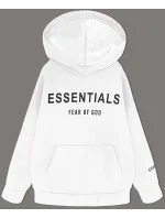 Hrubší bílá dámská klokaní mikina model 19742920 - MADE IN ITALY