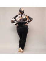 Černý dámský velurový komplet model 20070142 - Moon