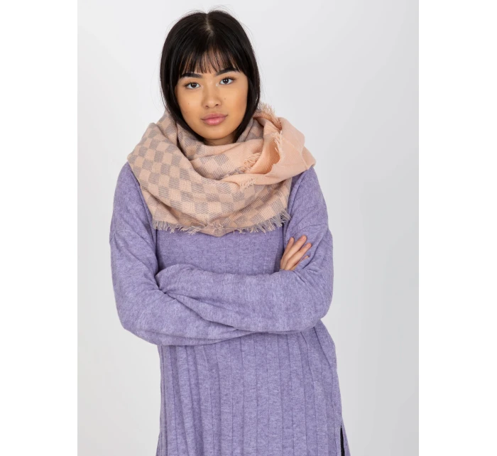 Tunelový šál AT KM 9501.10 svetlo ružová