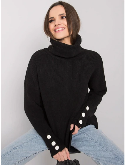 Dámský svetr LC SW 15 model 16719829 černý - FPrice