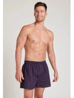 Pánske trenírky 315500 460 čierne-tm. modré s potlačou - Jockey