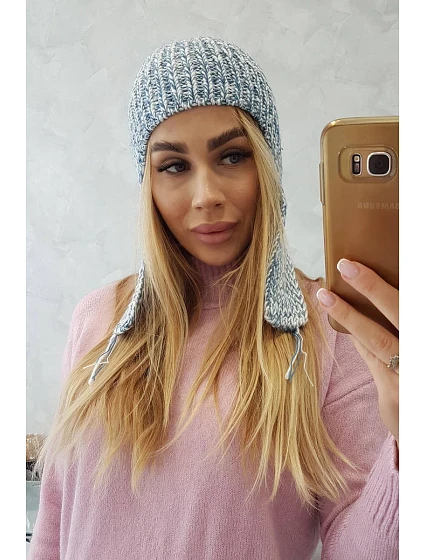 Dámská klapka na uši Jana model 18751001 modrá - K-Fashion Dámská klapka na uši Jana model 18751001 modrá - K-Fashion